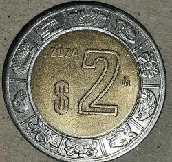 MEKSİKA 2024  2 PESO