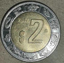MEKSİKA 2017    2 PESO