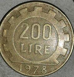 İTALYA 1978   200 LİRE