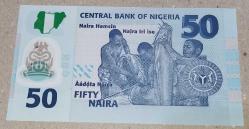 NİJERYA 50 NAIRA  POLIMER Çil   KAĞIT PARA