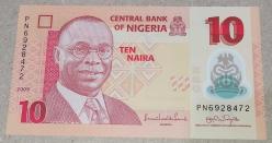LOT.5 » NİJERYA 10 NAIRA   POLIMER Çil   KAĞIT PARA