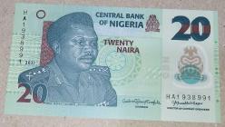 LOT.9 » NİJERYA 20 NAIRA  POLIMER Çil   KAĞIT PARA