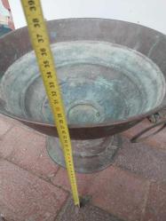 Mangal, Bakır Mangal, Dekorluk Güzel Bir Ürün.  27 x 38 cm.