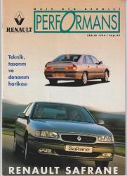 RENAULT MAİS PERFORMANS OTO DERGİSİ   ARALIK  1996 - SAYI: 93   OTOMOBİL DERGİSİ