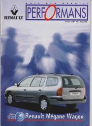 RENAULT MAİS PERFORMANS OTO DERGİSİ   EYLÜL-EKİM  1998 - SAYI: 105   OTOMOBİL DERGİSİ