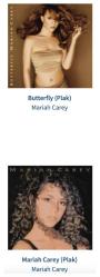 MARIAH CAREY ve BUTTERFLY 2  LP PLAK SIFIR JELATİNLİ AMBALAJINDADIR