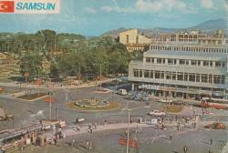 Efemera - 1980 Lİ YILLAR SAMSUN MEYDANI  GÖRSELLİ KARTPOSTAL - kitantik - kitaLog