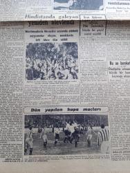 Cumhuriyet Gazetesi - 28 Ekim 1946 - Büyük Bayram -  Cumhuriyet Bayramı'nın 23. Yıldönümü Bugün Başbakan Recep Peker'in Nutkuyla Açılıyor - Birleşmiş Milletler Teşkilatı ve Türkiye Yazan Abidin Daver Köşe - Milletlerarası Münasebetlerin Düzelmesine Kimler Engel Oluyor - Süleymaniye Vefa Maçından Bir Fotoğrafı - İran Şahı'nın Doğum Yıldönümü - Amerika'da Donanma Günü Fotoğraf - Siyonist Teşkilatında Nihayet İhtilaf Çıktı -  Cemal Nadir Karikatür - Eski Meclisi Mebusan Reisi Halil Hatıraları Yazı Dizisi - Nil Kraliçesi Sümer Ve Taksim Sinemasında -  Naziler Hücuma Geçiyor Alkazar Sinemasında - Güreşçilerimizin Kazandıkları Muvaffakiyet - Yavuz Sultan Selim Ağlıyor Yazan Feridun Fazıl Tülbentçi Yazı Dizisi - Pahalılık Bahsi Yazan Burhan Felek Köşe Yazısı - Alman İşçileri Stalin'e Protesto Gönderdiler - Safiye Ayla Ve Hacer Buluş Taksim Kristal Salonunda - Bulmaca - İstanbul Belediyesi Şehir Tiyatroları Dram Kısmında Jul Sezar Komedi Kısmında Ceza Kanunu Oyunu-