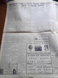 Cumhuriyet Gazetesi - 30 Ekim 1946 - Cumhuriyetimiz 24 Yaşına Girerken Yazan Abidin Daver Köşe Yazısı - Büyük Bayram Coşkun Tezahüratla Kutlandı - Cumhuriyetin 23. Yıldönümünü Münasebetiyle Dün İstanbul'da Yapılan Resmi Geçit Fotoğraflar - Meclis Reisi Başbakan Bakanlar Ve Demokrat Parti Başkanı Dün Sabah Atatürk'ün Manevi Huzurunda Fotoğrafı - Stalin'in Rus Siyaseti Hakkında Yeni Beyanatı - İsmet İnönü'nün Sıhhi Vaziyeti İyileşiyor - Mareşal Fevzi Çakmak'ın Dün İzmir'de Demokrat Partililerle Hasbihallleri - Molotov Veto Meselesinde Israr Ediyor - Eski Meclisi Mebusan Reisi Halil Menteşe'nin Hatıraları Yazı Dizisi - Safiye Ayla Ve Hacer Buluş Taksim Kristal Salonunda - İsmail Dümbüllü Tiyatrosu Bu Akşam Kadıköy Süreyya'da - Lorel Hardi Bu Akşam İpek Sinemasında - Anadolu'da Bir Hitit Şehri Bulundu - Yavuz Sultan Selim Ağlıyor Yazan Feridun Fazıl Tülbentçi Yazı Dizisi - Amcabey Ve Panteon Çizen Cemal Nadir - Eminönü Halkevinde Dünkü Münazara Kadın Çalışmalı Mı Çalışmamalı Mı