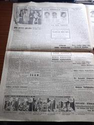 Cumhuriyet Gazetesi - 2 Temmuz 1950 - Kore'den Formoza'ya Başmakale - Güney Kore'de Savaş Şiddetlendi - İsveç De Komünistlere Karşı Cephe Aldı - CHP Kurultayında Dün Alınan Kararlar - Nihat Erim Eski Milletvekilini Ve Delegelerden Bazılarıyla Konuşurken Fotoğraf - İstanbul Milletvekili Senihi Yürüten Ve Kore Harbi - Muzaffer Kayalıbay Hadisesinin Yeni Tahkikat Safhası - Denizcilik Bayramı Dün Tezahüratla Kutlandı Fotoğraf - İstanbul Sergisi Dün Törenle Açıldı Fotoğraf - 3. Dünya Harbi Nasıl Olacak Yazan İngiliz İstihbarat Subayı Philipp Reynoids Yazı Dizisi - Horoz Yazan Falih Rıfkı Atay - Haftanın Şakaları Yazan Burhan Felek - İstanbul Radyosunun Yeni Programı - Posta Güvercini Yazan Kerime Nadir Yazı Dizisi - Türkiye Güzellik Kraliçesi Müsabakası Edib Soyer Fotoğraf - Üç Silahşörler Yazan Alexandre Dumas - Perihan Altındağ Sözeri Ahmet Üstün Ve Mefharet Yıldırım Cağaloğlu Çiftesaraylar Bahçesinde - İster İnan İster İnanma Yazan Ripley - Müşavir Paşa Yazan Haluk Yusuf Şehsuvaroğlu