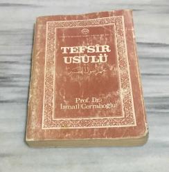 TEFSİR USÛLÜ 4.BASKI
