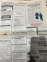 SABAH İŞ PARA İNSAN GAZETESİ DOĞUM GÜNÜ GAZETESİ - 13 Eylül 1998 - Deulcom mezunları-Melih arat-Rakibe Altuntaş-Ayşen Cem-SAP Türkiye Genel Müdürü Behçet Yanmaz-Panaroma-Yurtdışındaki iş olanakları-Dr.Alaeddin Asna-Akbank-Türk Ekonomi Bankası-Demirbank-İlke danışmanlık hizmetleri-General Finans-Arthur Andersen-Isısan-Franchısıng Semineri-Maıl Boxes ETC-Raks şirketler grubu-Sabah dergi grubu-Adecco-IMSA Türkiye-Hyundaı-Megavizyon-Draeger-Human Resources Internarıonal-Meditel Limited-Baybars Altuntaş-Bizimgaz yönetim kurulu Başkanı Erol Baştuğ-Finansman Müdürü Burhan Çamlıca-Pazarlama müdürü Coşkun Saatçi-Satış Müdürü Erdem Sevin-Yurtdışından mal talepleri-Mağazacılara özel üniversite-AMD Yönetim Kurulu Üyesi ve Eğitim Sekreteri Şükrü Aslanyürek-KalDer İcra Kurulu Üyesi Tuğrul Çelebi-Türk Eğitim Vakfı