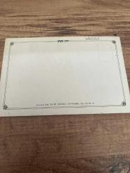 Çimlere uzanan kadın fotoğrafı başak kart kartpostalı 15x10 ebatında