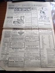 Cumhuriyet Gazetesi - 20 Kasım 1946 - Fransız Komünistleri Ne Düşünüyor Yazan Nadir Nadi Köşe Yazısı - Güvenlik Konseyi Müdürleri Biten Üyelikler Yerine Suriye Belçika Ve Columbia Devletleri Seçildi - Memur Ve Subayların Aylıklarına Zam - Yunanistanda Savaşa Hava Kuvvetleri De İştirak Ediyor - Celal Bayar ve Muğla'da Ona Refakat Eden Adnan Menderes - Eski Meclisi Mebusan Reisi Halil Menteşe'nin Hatıraları Yazı Dizisi - Köylünün Kalkınma Davası Yazan Yusuf Mazhar Aren - Güreşçilerimiz Yarın Geliyor - Yavuz Sultan Selim Ağlıyor Yazan Feridun Fazıl Tülbentçi Yazı Dizisi - İngiltere'nin Dış Politikası Yazan Ömer Rıza Doğrul Köşe Yazısı - Fethi Erdem Beyoğlu Belediye Hastanesi Başhekimliğine Tayin Edilmiştir - Neye Yarar Yazan Burhan Felek Köşe Yazısı - İsmail Dümbüllü Tiyatrosu Ve Suzan Yakar Bakırköy Yeni Sinemada - Roma'da İngiliz Elçiliğine Suikast Yapanlar - Hakemin Pehlivanlığı Yazan İsmail Habib Sevük - Gençlik Günahı Filmi Taksim Sinemasında - Garp Tarihinden Meraklı Sayfalar