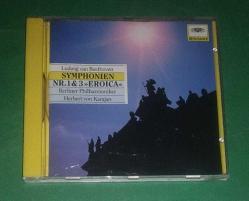 LUDWIG VAN BEETHOVEN / SYMPHONIEN NR. 1 & 2 EROICA / BERLINER PHILHARMONIKER - HERBERT VON KARAJAN
