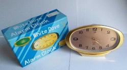 1980 YILLARI SHANGAI KURMALI ALARMLI METAL KASA MASA SAATİ HİÇ KULLANILMAMIŞ