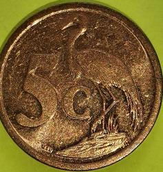 GÜNEY AFRİKA 2008  5 CENT