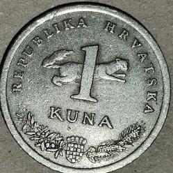 HIRVATİSTAN  1993  1 KUNA