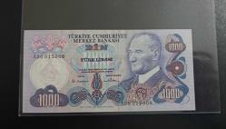 6.EMİSYON NADİR A SERİSİ 1000 LİRA ÇİL KONDİSYONDA