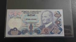 6.EMİSYON NADİR A SERİSİ 1000 LİRA ÇİL KONDİSYONDA