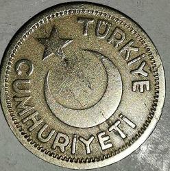TÜRKİYE  1944   25 KURUŞ