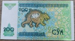 Özbekistan 200 som - 1997