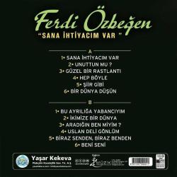 Sana İhtiyacım Var (Plak) Ferdi Özbeğen