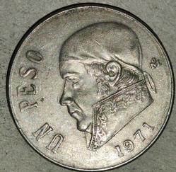 MEKSİKA 1971  1 PESO