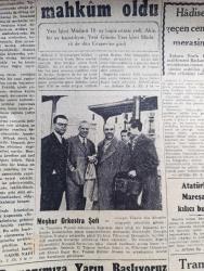 Cumhuriyet Gazetesi - 3 Mayıs 1958 - Gezi Notları 3 Cami Kadın Ve Ötesi Yazanlar Nadir Nadi Köşe Yazısı - Memurlar Arasında Tasfiye Yapılmayacak - Akis Dergisi Mahkum Oldu - Meşhur Orkestra Şefi Georges Tzipine İstanbul'a Geldi Fotoğraf -  Van Özalp'ta 33 Vatandaşın Kurşuna Dizilmesi Hadisesine Dair Meclis Tahkikatı Bitti - Amerika'nın Bize Yardımı İle Alakalı Anlaşma - Kızılcahamam Kazasında Rusça Beyannameler - Atatürk'ün Mareşallik Kılıcı Bulundu - Başbakan Adnan Menderes Karaçi'de - Hayyam'ı Saran Rüzgar Yazan Rüştü Şardağ - Üçüncü Alev Yazan Nihal Karamağaralı Yazı Dizisi -  Yaz Hizmetleri Yazan Burhan Felek Köşe Yazısı - Bir Numaralı Meşhur Atom Casusu Klaus Fuchs Bütün Dünyayı Endişelendiriyor - İstanbul Sinemalar Tiyatrolar Programı - Brezilyalı Bangu İle Fenerbahçe Maçı - Konya Gençlerbirliği Takımı Şampiyon Fotoğraf - Milli Futbol Takımımız Dün Açıklandı - Gazetelerarası Maçta Cumhuriyet 0 Yenisabah 0 - Sümerspor Avrupa'ya Gidecek -  Ankara Poligonu Yıkılıyor - Şadi Tezcan