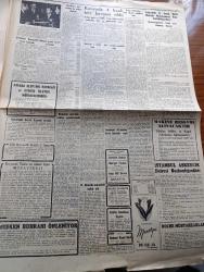 Cumhuriyet Gazetesi - 3 Mayıs 1958 - Gezi Notları 3 Cami Kadın Ve Ötesi Yazanlar Nadir Nadi Köşe Yazısı - Memurlar Arasında Tasfiye Yapılmayacak - Akis Dergisi Mahkum Oldu - Meşhur Orkestra Şefi Georges Tzipine İstanbul'a Geldi Fotoğraf -  Van Özalp'ta 33 Vatandaşın Kurşuna Dizilmesi Hadisesine Dair Meclis Tahkikatı Bitti - Amerika'nın Bize Yardımı İle Alakalı Anlaşma - Kızılcahamam Kazasında Rusça Beyannameler - Atatürk'ün Mareşallik Kılıcı Bulundu - Başbakan Adnan Menderes Karaçi'de - Hayyam'ı Saran Rüzgar Yazan Rüştü Şardağ - Üçüncü Alev Yazan Nihal Karamağaralı Yazı Dizisi -  Yaz Hizmetleri Yazan Burhan Felek Köşe Yazısı - Bir Numaralı Meşhur Atom Casusu Klaus Fuchs Bütün Dünyayı Endişelendiriyor - İstanbul Sinemalar Tiyatrolar Programı - Brezilyalı Bangu İle Fenerbahçe Maçı - Konya Gençlerbirliği Takımı Şampiyon Fotoğraf - Milli Futbol Takımımız Dün Açıklandı - Gazetelerarası Maçta Cumhuriyet 0 Yenisabah 0 - Sümerspor Avrupa'ya Gidecek -  Ankara Poligonu Yıkılıyor - Şadi Tezcan