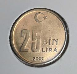 25 BİN LİRA 2001