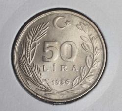 50 LİRA 1986 AĞLAYAN ATA