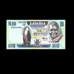 ZAMBİYA (1980-1988) - 10 Kwacha (ÇİL 10/10)