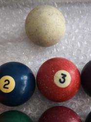 ESKİ BİLARDO TOPU TAKIMI KULLANILMIŞ KATALİN