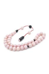 Şükrü Baba İmzalı Küre Kesim Beyaz Katalin Tesbih