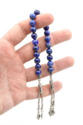 Hakiki Doğal Lapis Lazuli Taşı Zaza Tesbih