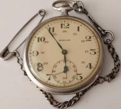 İSVİÇRE HISLON MARKA ORİJİNAL AKTİF KURMALI KÖSTEKLİ CEP SAATİ 1H1SS1A ÇOK TEMİZ