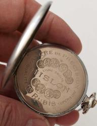 İSVİÇRE HISLON MARKA ORİJİNAL AKTİF KURMALI KÖSTEKLİ CEP SAATİ 1H1SS1A ÇOK TEMİZ