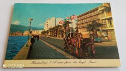 İZMİR - KORDON BOYU; POSTDAN GEÇMİŞ PUL'LU KARTPOSTAL