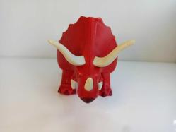 Fisher Price Imaginext Triceratops Kırmızı Mavi  Dinozor Figür Oyuncak 12'