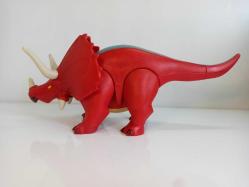 Fisher Price Imaginext Triceratops Kırmızı Mavi  Dinozor Figür Oyuncak 12'