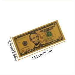 7 ADET ALTIN VARAKLI HATIRA DOLAR YABANCI PARA SETİ KOLEKSİYON ABD Doları Hatıra Seti 7 adet Altın Folyo (RESİMDEKİ ÜRÜN GÖNDERİLECEKTİR) (  )