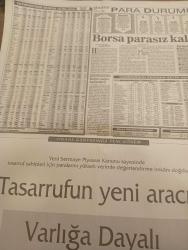 SABAH EKONOMİ GAZETESİ SABAH DOĞUM GÜNÜ GAZETES - 8 Eylül 1992-cebinizdeki para-yatırım fonları- yatırımcının borsa günlüğü-şirketlerin fiyat kazanç oranı-para durumu-döviz-borsa-borsa faresi-ercan inan-adil korkut-nasrullah ayan-bilal çetin-burhan karaçam-senem erdil-sudi aydemir-yapı kredi-petrol ofisi-sadullah usumi-emlak bankası-şelale kadak- filiz çiçek-alpin kemal dağsöz