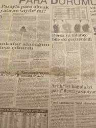 SABAH EKONOMİ GAZETESİ SABAH DOĞUM GÜNÜ GAZETES - 17 ağustos 1992-cebinizdeki para-yatırım fonları- yatırımcının borsa günlüğü-şirketlerin fiyat kazanç oranı-para durumu-döviz-borsa-borsa faresi-sefa taşkın-abidin cevher özden-ercan inan-osman ulagay-filiz çiçek-ismail öner-ali enver akan-yaman törüner-bilal çetin-senem erdil-ercan inan-ihsan gülay-ali rıza kardüz-atilla özsever-erdal bilaller-can Ataklı-fazilet yılmazel-