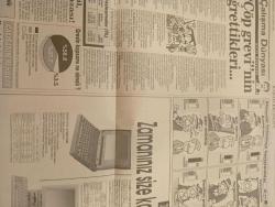 SABAH EKONOMİ GAZETESİ SABAH DOĞUM GÜNÜ GAZETES - 17 ağustos 1992-cebinizdeki para-yatırım fonları- yatırımcının borsa günlüğü-şirketlerin fiyat kazanç oranı-para durumu-döviz-borsa-borsa faresi-sefa taşkın-abidin cevher özden-ercan inan-osman ulagay-filiz çiçek-ismail öner-ali enver akan-yaman törüner-bilal çetin-senem erdil-ercan inan-ihsan gülay-ali rıza kardüz-atilla özsever-erdal bilaller-can Ataklı-fazilet yılmazel-