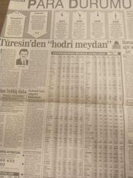 SABAH EKONOMİ GAZETESİ SABAH DOĞUM GÜNÜ GAZETES - 1 ağustos 1992-cebinizdeki para-yatırım fonları- yatırımcının borsa günlüğü-şirketlerin fiyat kazanç oranı-para durumu-döviz-borsa-borsa faresi-mehmet çetingüleç-osman ulagay-yahya demirel-yavuz çizmeci-teoman turan-tevfik türesim-senem erdil-emin hattat-atilla dişbudak-nedim özkan-ali rıza kardüz-meral tamer-adnan kahveci-süleyman demirel-nurdan bernard