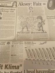 SABAH EKONOMİ GAZETESİ SABAH DOĞUM GÜNÜ GAZETES - 1 ağustos 1992-cebinizdeki para-yatırım fonları- yatırımcının borsa günlüğü-şirketlerin fiyat kazanç oranı-para durumu-döviz-borsa-borsa faresi-mehmet çetingüleç-osman ulagay-yahya demirel-yavuz çizmeci-teoman turan-tevfik türesim-senem erdil-emin hattat-atilla dişbudak-nedim özkan-ali rıza kardüz-meral tamer-adnan kahveci-süleyman demirel-nurdan bernard