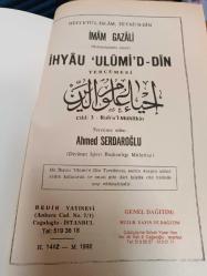 İhya-u Ulumiddin (imam Gazali, 1-2 - 4 Ciltler 1.hamur, ) 3. Cilt Sarı kağıt