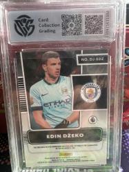 Edin dzeko PSA panini obsidian imzalı forma parçalı relic kartı /8