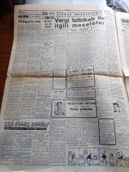 Cumhuriyet Gazetesi - 30 Ocak 1958 - Ankara Toplantısı Yazan Nadir Nadi Başmakale - Bağdat Paktı Konseyi Bugün Sona Eriyor - Dün Lefkoşe'de Hazin Bir Cenaze Merasimi Yapıldı - Ay Yıldızlı Bayraklara Sarılı 8 Türk'ün Cenazesi 20 Bin Kişinin Elleri Üstünde Fotoğraf - İngilizler Muhtariyet Planı Üzerinde Gene Israr Ediyor - Osman Bölükbaşının Yargılanmasına Dün Devam Edildi - Türkiye'de Suni Peyk Çalışmaları - Dünyanın En Büyük Emniyet Teşkilatı FBI'in Hikâyesi Çeviren M. Kenan Kan Yazı Dizisi - Müzeyyen Senar Her Akşam Tepebaşı Bahçesinde - Safiye Ayla Bağdada Gidiyor - Squibb'in 100. Yıldönümü Fotoğrafı - Faruk Moreno Gazetecilerle Konuştu - Almanlar Asya Gribine Karşı Aşıyı Buldular - Uranyum Atomunun Pabucunu Dama Atan Büyük Keşif - Meşhur Tablolarda Mantık Hataları - Avustralya Tenis Şampiyonluğunu Cooper Kazandı - Galatasaray 98 Teknik Üniversite 31 - Vefa 56 Darüşşafaka 56 - Kız Maçlarında Yavuz Sultan Selim Kadıköy Galipler - Fenerbahçe Pazar Günü Çalışacak
